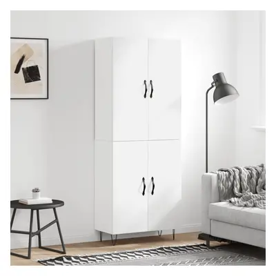 vidaXL Skříň highboard bílá 69,5 x 34 x 180 cm kompozitní dřevo