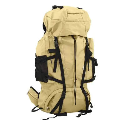 vidaXL Turistický batoh khaki 100 L tkanina oxford