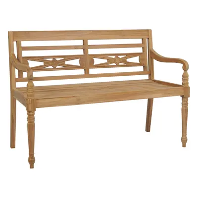 vidaXL Lavice Batavia 120 cm teak