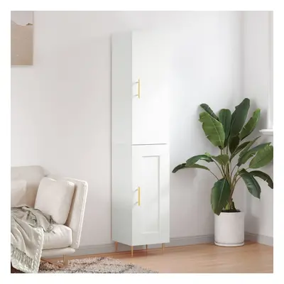 vidaXL Skříň highboard bílá 34,5 x 34 x 180 cm kompozitní dřevo