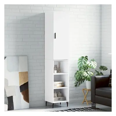 vidaXL Skříň highboard bílá 34,5 x 34 x 180 cm kompozitní dřevo