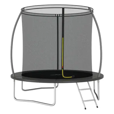 vidaXL Trampolína s příslušenstvím kulatá 244x55 cm 100 kg