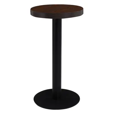 vidaXL Bistro stolek tmavě hnědý 40 cm MDF