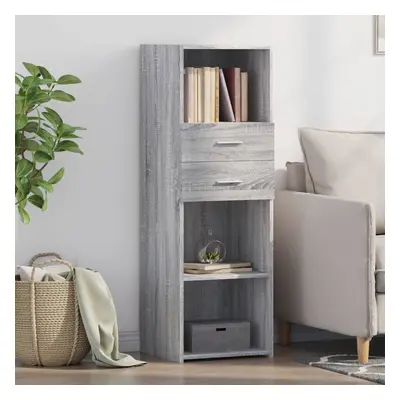 vidaXL Skříň highboard šedá sonoma 40 x 42,5 x 124 cm kompozitní dřevo