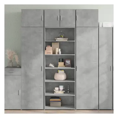 vidaXL Skříň highboard betonově šedá 70 x 41 x 185 cm kompozitní dřevo