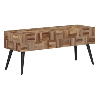 vidaXL Lavice 110 x 35 x 45 cm masivní recyklovaný teak