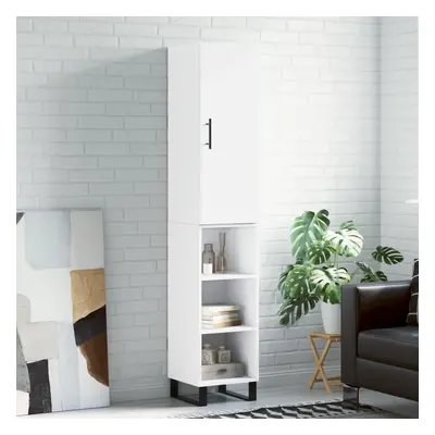 vidaXL Skříň highboard bílá 34,5 x 34 x 180 cm kompozitní dřevo