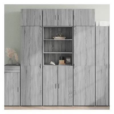 vidaXL Skříň highboard šedá sonoma 70 x 42,5 x 185 cm kompozitní dřevo