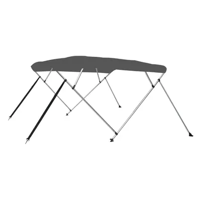 vidaXL Bimini stříška se 4 oblouky antracitová 243 x 196 x 137 cm