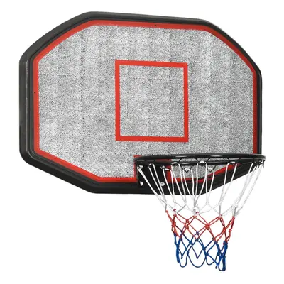 vidaXL Basketbalový koš černý 109 x 71 x 3 cm polyethylen