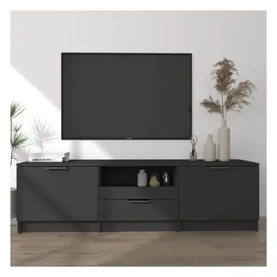 vidaXL TV skříňka černá 140 x 35 x 40 cm kompozitní dřevo