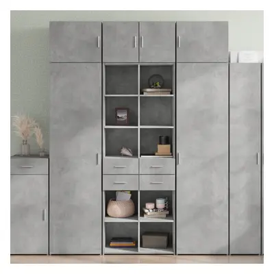 vidaXL Skříň highboard betonově šedá 70x42,5x185 cm kompozitní dřevo