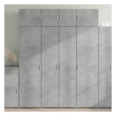 vidaXL Skříň highboard betonově šedá 80x42,5x185 cm kompozitní dřevo