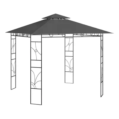 vidaXL Altán 3 x 3 x 2,7 m antracitový 160 g/m²