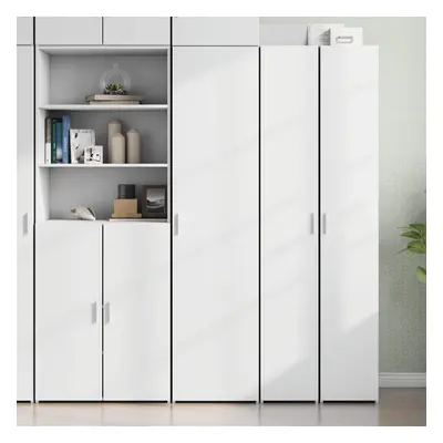 vidaXL Skříň highboard bílá 45 x 42,5 x 185 cm kompozitní dřevo