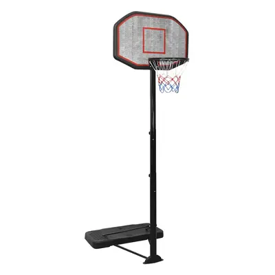 vidaXL Basketbalový koš černý 258–363 cm polyethylen