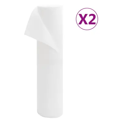 vidaXL Ochranná textilie na rostliny 2 role 70 g/m² 50 x 1,6 m