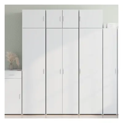 vidaXL Skříň highboard bílá 70 x 42,5 x 185 cm kompozitní dřevo