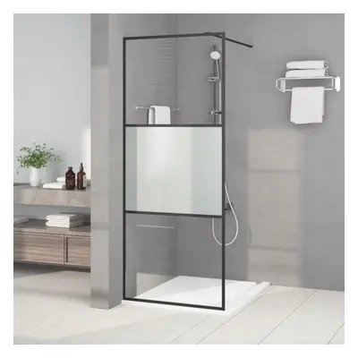 vidaXL Sprchová zástěna walk-in 80 x 195 cm napůl mléčné ESG sklo