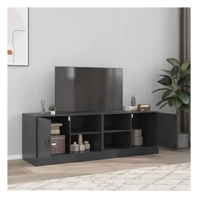 vidaXL TV skříňky 2 ks černé 67 x 39 x 44 cm ocel