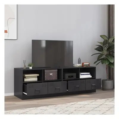 vidaXL TV skříňky 2 ks černé 67 x 39 x 44 cm ocel