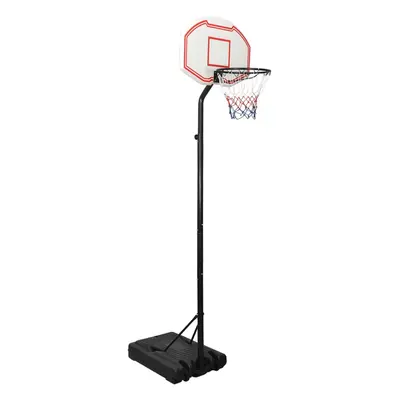 vidaXL Basketbalový koš bílý 282–352 cm polyethylen