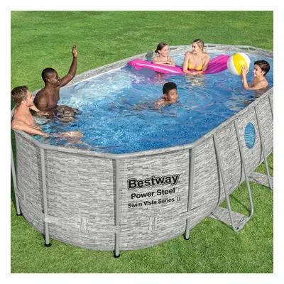 Bestway Bazénová sada Power Steel Swim Vista Series 549 x 274 x 122 cm