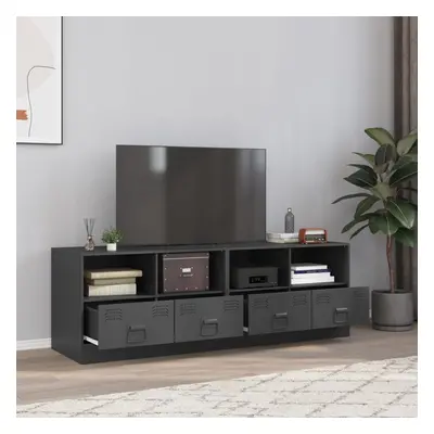 vidaXL TV skříňky 2 ks antracitové 67 x 39 x 44 cm ocel