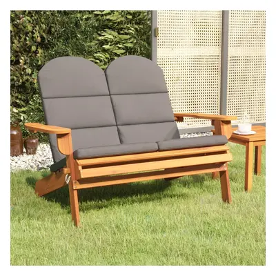 vidaXL Zahradní lavice Adirondack s poduškami 126 cm masivní akácie