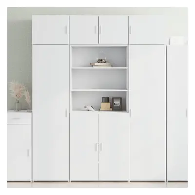 vidaXL Skříň highboard bílá 80 x 42,5 x 185 cm kompozitní dřevo