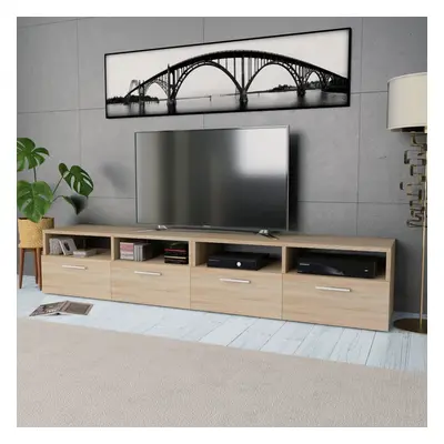 vidaXL TV skříňky 2 ks kompozitní dřevo 95 x 35 x 36 cm dub