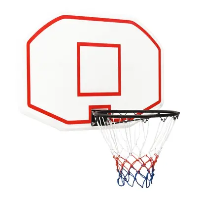 vidaXL Basketbalový koš bílý 109 x 71 x 3 cm polyethylen