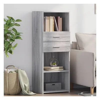 vidaXL Skříň highboard šedá sonoma 45 x 42,5 x 124 cm kompozitní dřevo