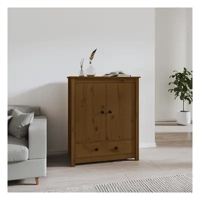 vidaXL Skříň highboard medově hnědá 83x41,5x100 cm masivní borovice