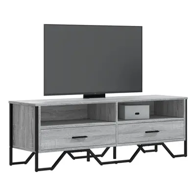 vidaXL TV skříňka šedá sonoma 122 x 34 x 41 cm kompozitní dřevo