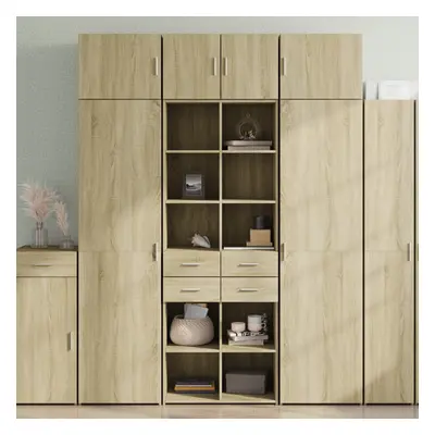 vidaXL Skříň highboard dub sonoma 70 x 42,5 x 185 cm kompozitní dřevo