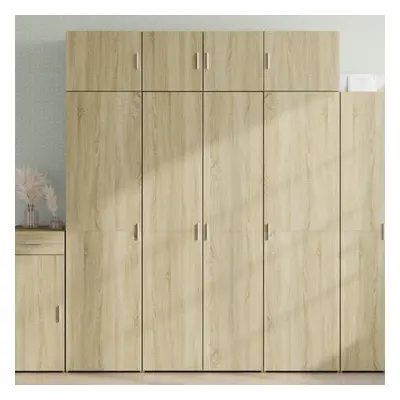 vidaXL Skříň highboard dub sonoma 80 x 42,5 x 185 cm kompozitní dřevo