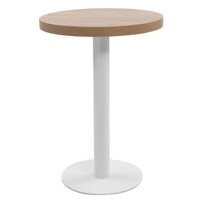 vidaXL Bistro stolek světle hnědý 60 cm MDF