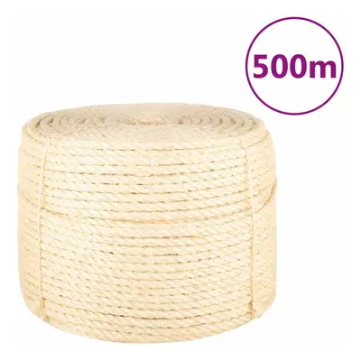 vidaXL Provaz 100% sisal 10 mm 500 m