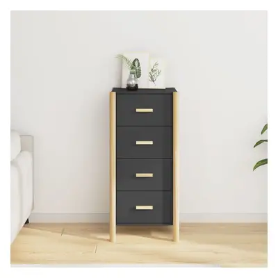 vidaXL Skříň highboard černá 42 x 38 x 90 cm kompozitní dřevo