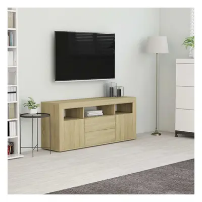 vidaXL TV stolek dub sonoma 120 x 30 x 50 cm kompozitní dřevo