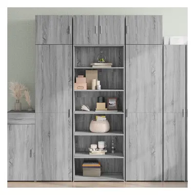 vidaXL Skříň highboard šedá sonoma 70 x 41 x 185 cm kompozitní dřevo