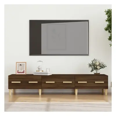 vidaXL TV skříňka hnědý dub 150 x 34,5 x 30 cm kompozitní dřevo