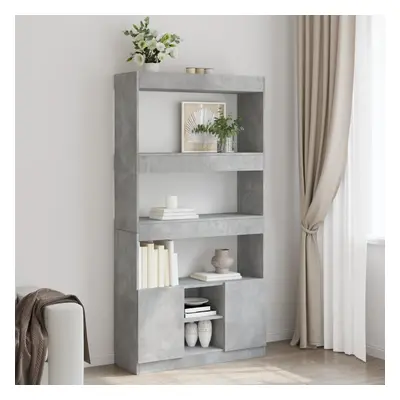 vidaXL Skříň highboard betonově šedá 92 x 33 x 180 cm kompozitní dřevo