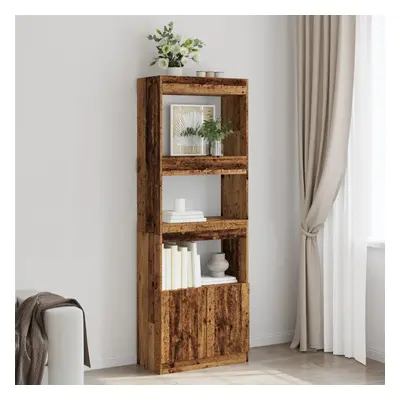 vidaXL Skříň highboard old wood 63 x 33 x 180 cm kompozitní dřevo