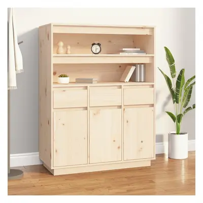 vidaXL Skříň highboard 89x40x116,5 cm masivní borové dřevo