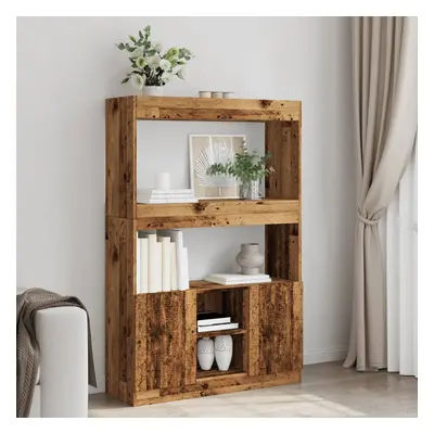 vidaXL Skříň highboard old wood 92 x 33 x 140 cm kompozitní dřevo