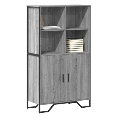 vidaXL Highboard šedý sonoma 79,5 x 35,5 x 137,5 cm kompozitní dřevo