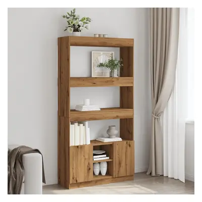 vidaXL Skříň highboard dub artisan 92 x 33 x 180 cm kompozitní dřevo