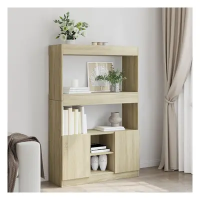 vidaXL Skříň highboard dub sonoma 92 x 33 x 140 cm kompozitní dřevo